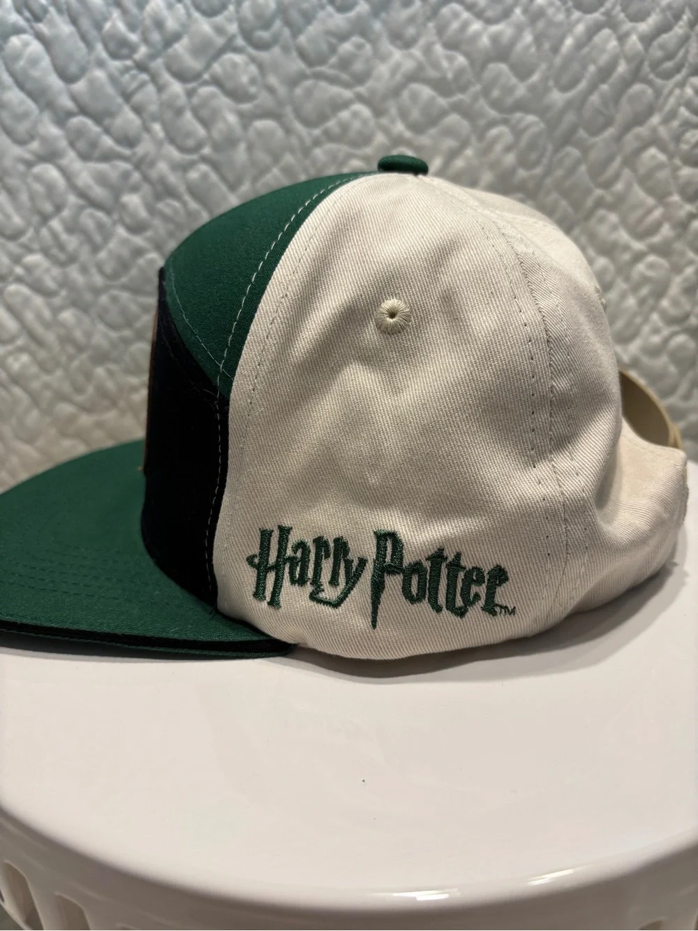 Warner Bros. Harry Potter Slytherin Green and Black Patch Trucker Hat